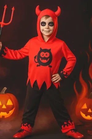 Déguisement diablito garçon Halloween 7/8 ans Nouveauté