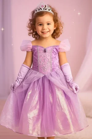 Déguisement luxe Princesse lavande 3-4 ans Meilleur Choix