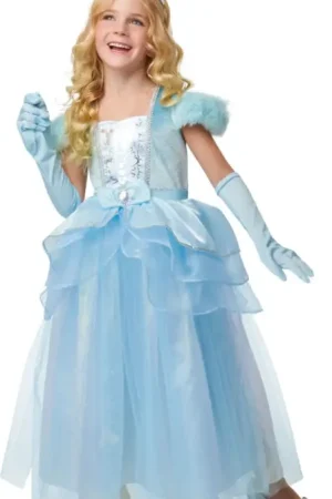 Dernière Chance Déguisement luxe Princesse bleue 7-8 ans