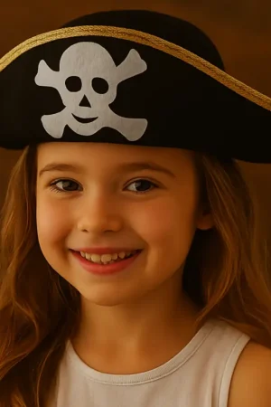 Chapeau Pirate en feutrine rigide Vente Directe