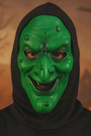 Top Vente Masque Halloween Sorcière en PVC