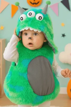 Déguisement Alien Vert Enfant 2-3 ans Achat Immédiat