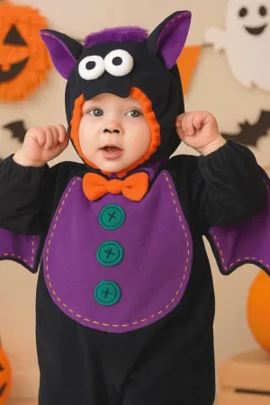 Meilleur Prix Déguisement Bébé Chauve-Souris en Peluche 2-3 ans