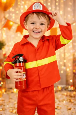 Déguisement Entrée de gamme pompier 3-4 ans Offre Limitée