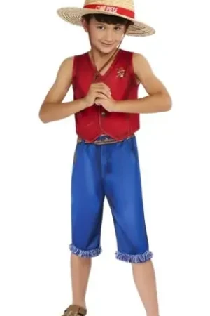 Réduction Déguisement classique Luffy 11/13 ans OnePiece®