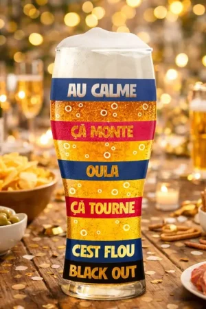Réduction Chope à bière géante 1,5 L en verre – Cadeau humour