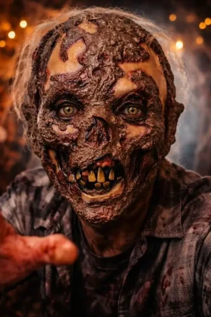 Prix Bas Masque Halloween zombie intégral adulte – masque zombie en latex réaliste