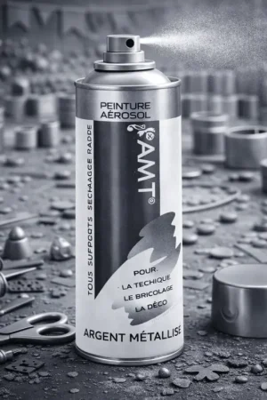 Peinture Aérosol Argent Métallisé 330ml Prix Bas
