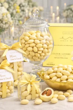 Dragée Enzo Miccio Jaune au goût Citron 1Kg Seulement Aujourd'hui