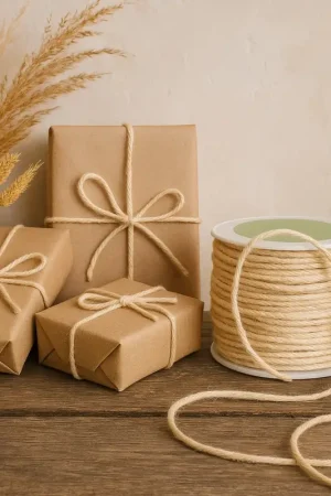Cordelette naturel en jute ivoire x 10 mètres Prix Cassé