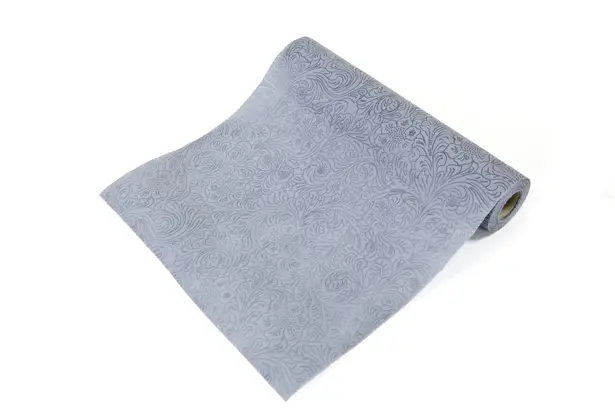 Chemin de table intissé en relief Gris Nouveauté