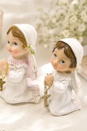 Figurine Communiante a genoux Paiement Sécurisé