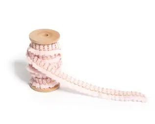 Top Vente Ruban California Rose frange et or