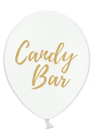 Ballon Mariage Candy Bar 30cm x 50 pièces Réduction