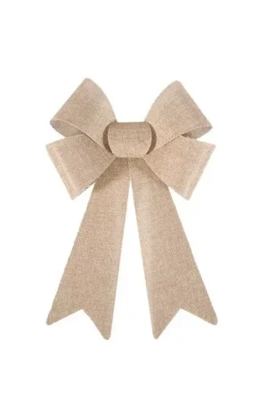 Noeud en jute mariage 23x35cm Petit Prix