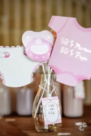 Kit photobooth baby shower fille x 11 pièces Quantité Limitée