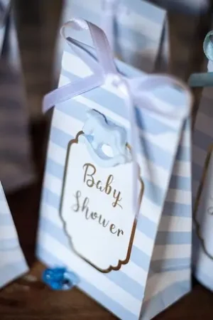 Pochette cadeau baby shower garçon x 10 pièces Expédié Aujourd'hui