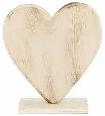 Promotion Saisonnière Marque Table Coeur en Bois Naturel