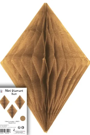Achat Immédiat 3 mini diamants alvéolés Kraft