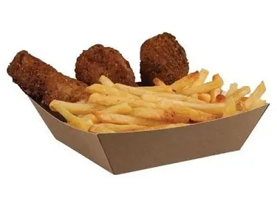 Nouveauté Barquette kraft en carton x 8 pièces