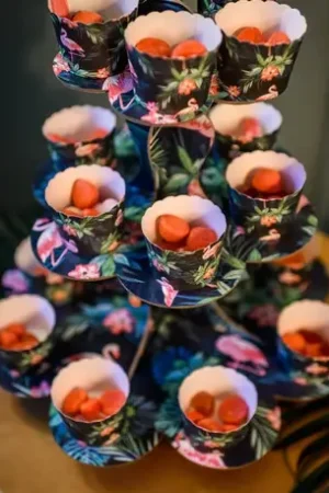 Pas Cher Cakes Cup tropical x 25 pièces