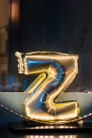 Dernier Modèle Ballon Mylar Lettre Z Or 36cm