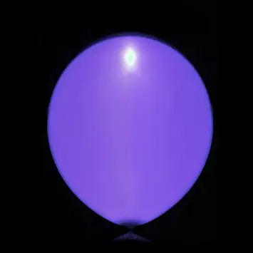 Ballon Gonflable LED Lumineux 30 cm Parme x4 pièces Offre Limitée