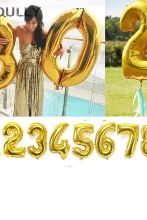 Achat Immédiat Ballon mariage Chiffre Géant Or
