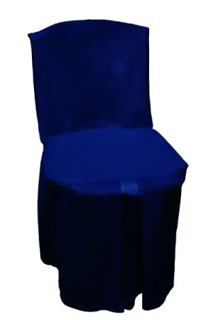 Nouveauté Housse de chaise mariage Integrale Bleu marinex 5 pièces