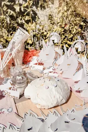 Assiette Jetable Theme Licorne x 8 pièces Satisfait Ou Remboursé
