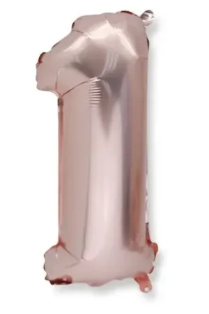 Super Prix Ballon Chiffre Géant 1 Rose