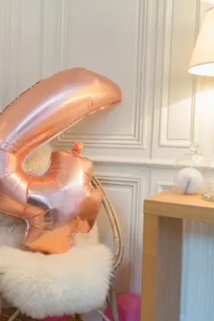 Ballon Chiffre Géant 4 Rose Acheter En Ligne