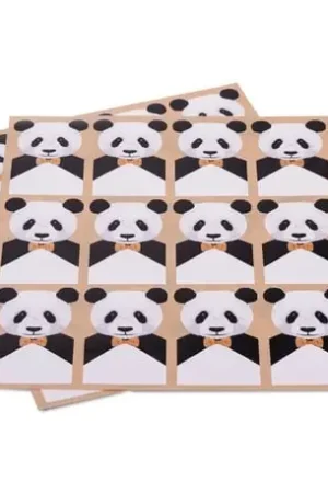 Remise 24 Stickers Panda