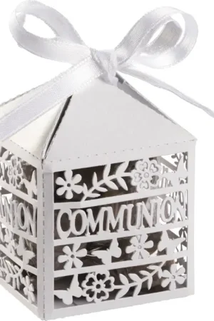 Cage a papier Communion Blanc x 20 pièces Offre Exclusive