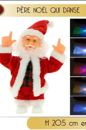 Vente Flash Père noel automate lumineux qui danse