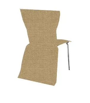 Acheter En Ligne Housse de Chaise en Jute Naturel x 3 pièces