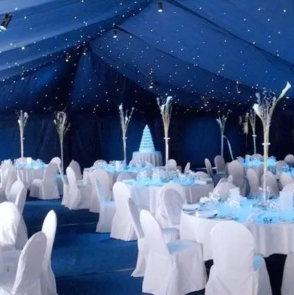 Tenture Mariage 100 mètres Bleu Marine Réduction