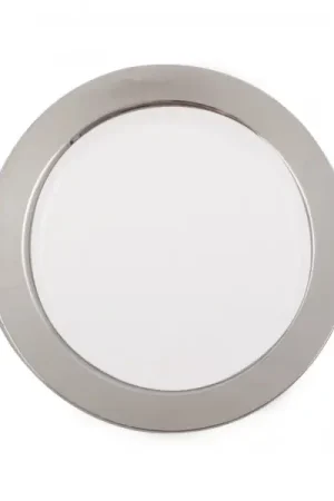 Offre Du Jour Assiette plastique Daytona Argent x 6 pièces