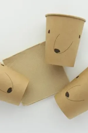 Vente Flash Gobelet en carton Ourson x 10 pièces