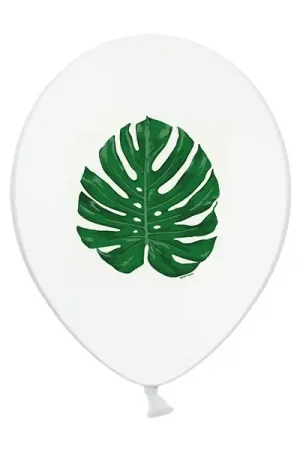 Ballon gonflable Blanc Aloha x 6 pièces Bon Plan
