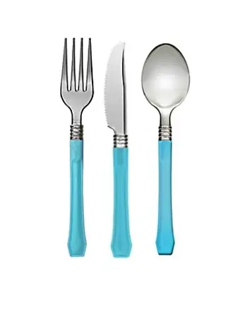 Prix Choc Ménagère Mariage realiste Bleu ciel x 18 pièces