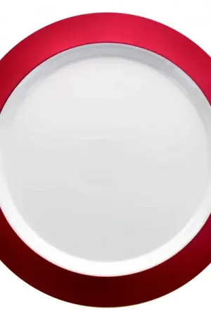 Offre Spéciale Assiette plastique Daytona Rouge x 6 pièces