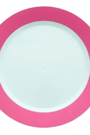Populaire Assiette plastique Daytona Fuchsia x 6 pièces
