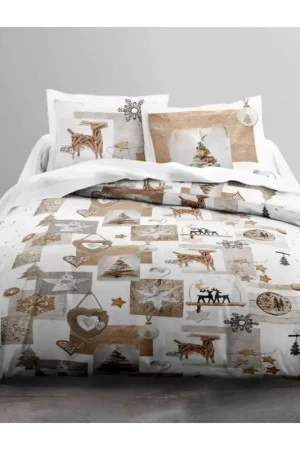 Parure housse de couette 220x240cm Snow deer Commander Maintenant