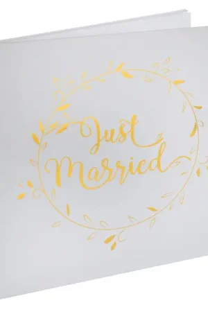 Livre d'or Just Married Métallisé Affaire À Saisir