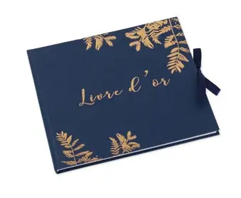 Livre d'or mariage Fougere marine Commande En Gros