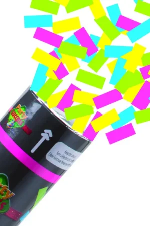 Paiement Sécurisé Canon à confettis 40cm Fluo