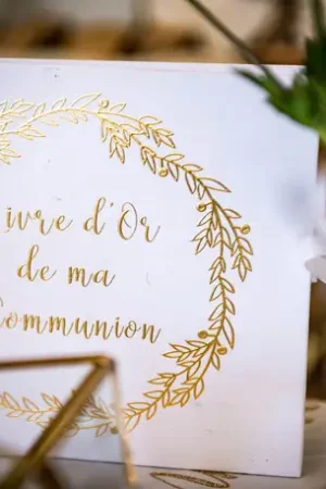 Livre d'or Luxe Ma Communion Meilleure Vente