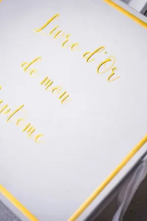 Livre d'or Luxe Mon Baptême Vente Flash