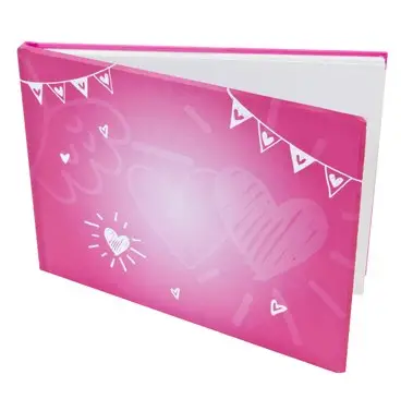 Paiement Sécurisé Livre d'or mariage Harmonie Fuchsia